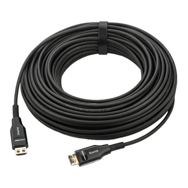 KRAMER CP-AOCH/60F-50 - High Speed HDMI Hybridkabel (HDMI male / HDMI male | 4K@60Hz | 4:4:4 | 15,2m) - schwarz