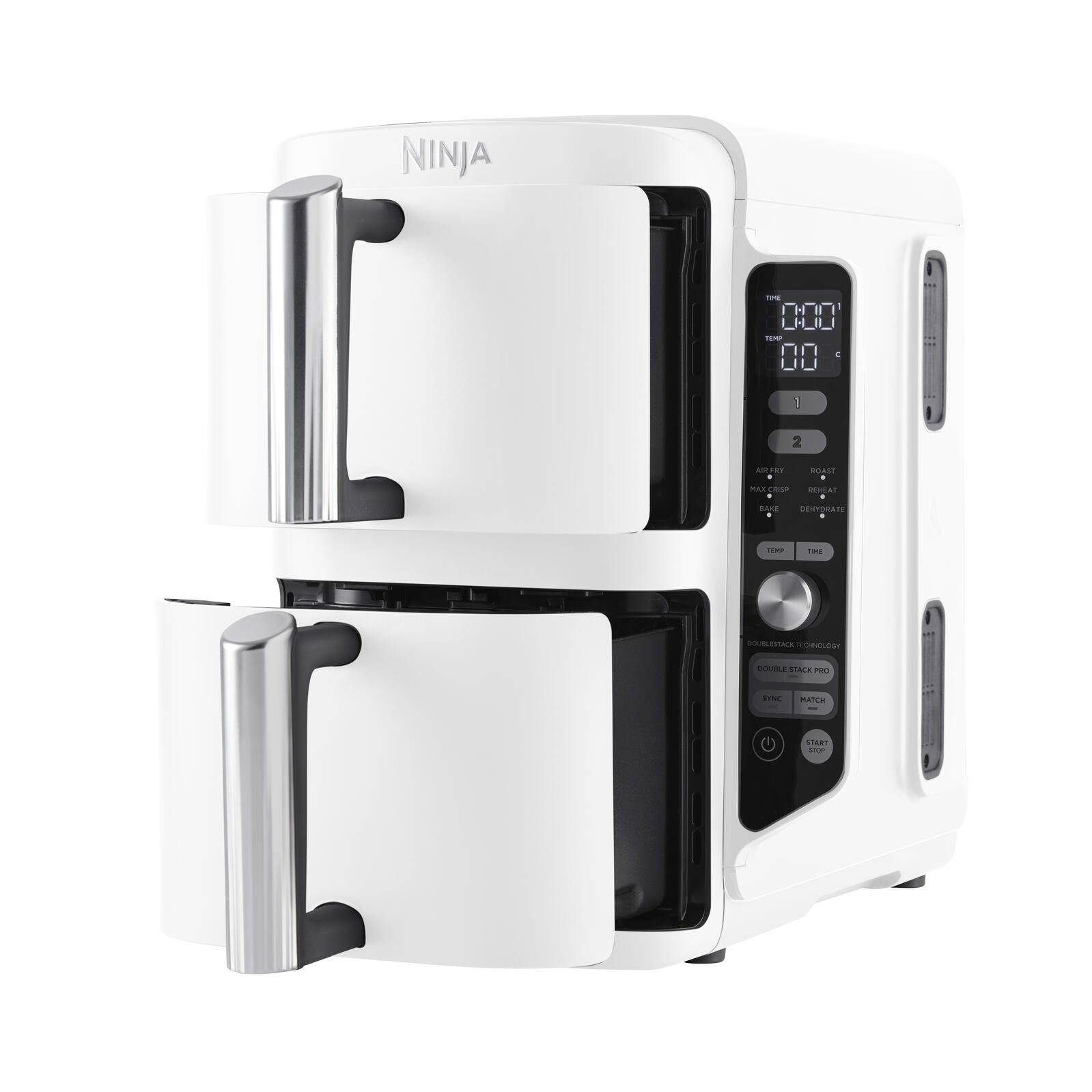 Ninja Double Stack XL 2-Ebenen Heißluftfritteuse 9,5 L - SL400EUWH-0