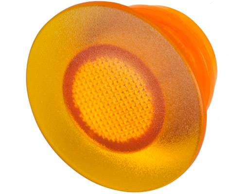 New Elfin 030RLFAR Orangefarbene Linse für beleuchteten Pilzdruckknopf Ø 35-0