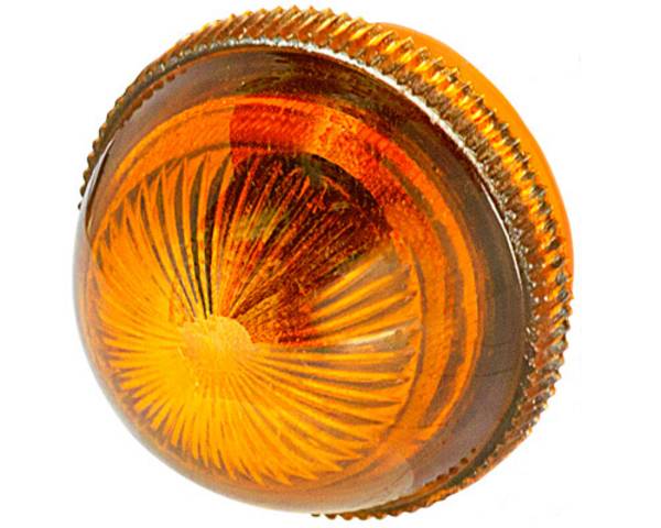 New Elfin 030GLNA Orangefarbene Kuppellinse für Kontrollleuchte