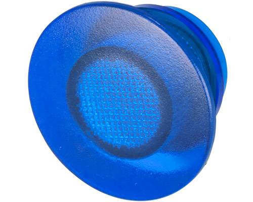 New Elfin 030RLFBL Blaue Linse für Leuchtpilz-Taster Ø 35-0