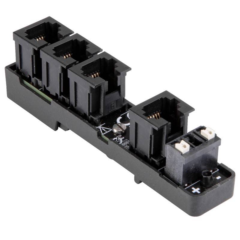 10 Stk. Weidmüller 4-fach Verteiler RS 4XRJ12 PS-0