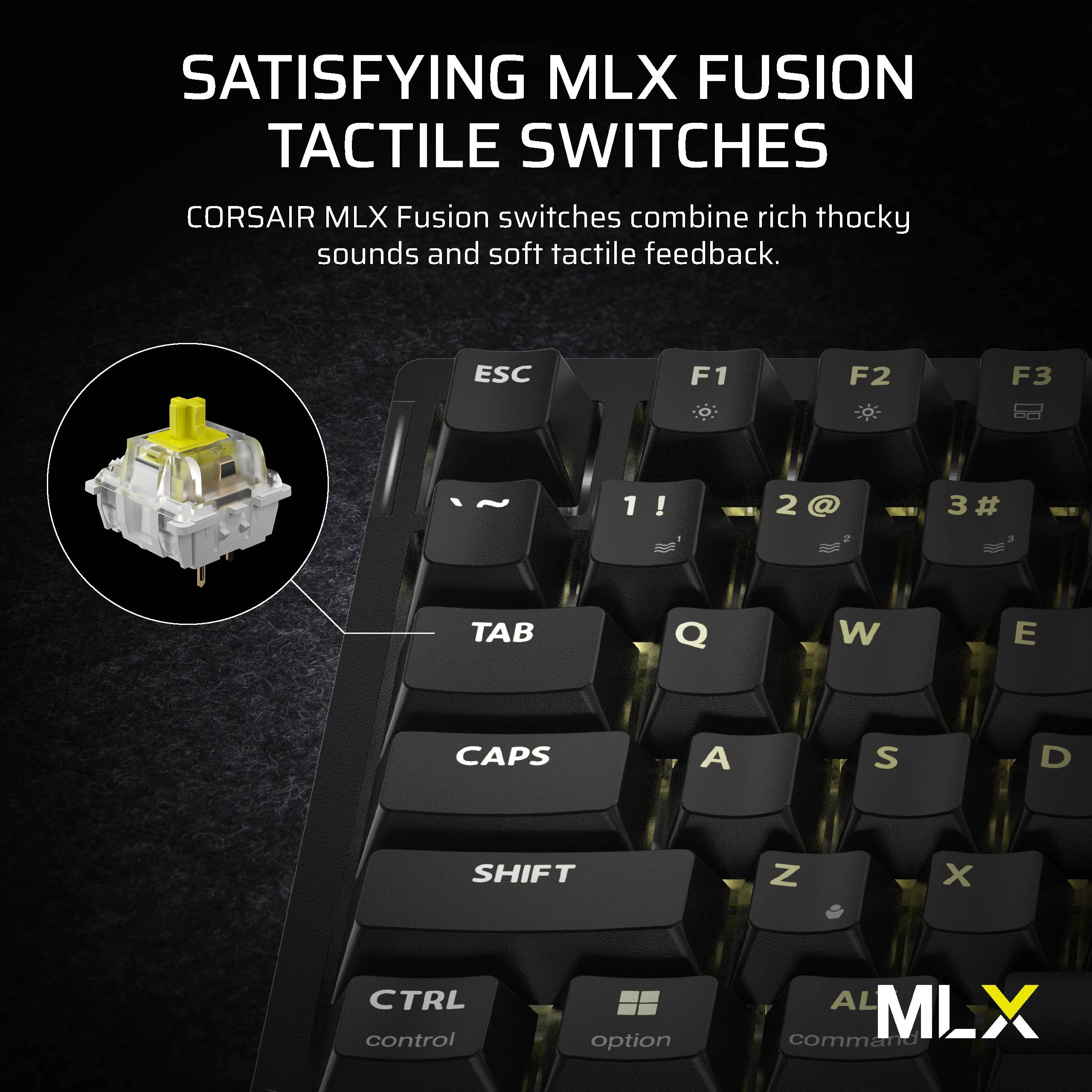 CORSAIR K65 PLUS Wireless - Tastatur - 75%-2