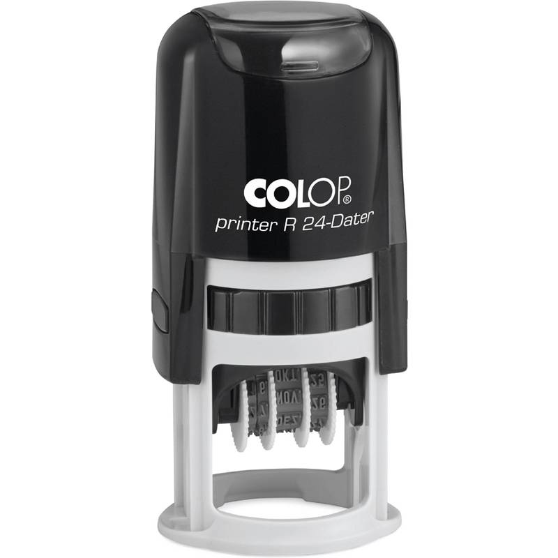 COLOP Datumstempel Printer R 24-Dater, rund, schwarz-0