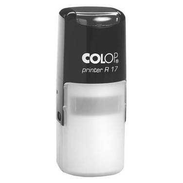 COLOP Textstempel Printer R17, rund, schwarz
