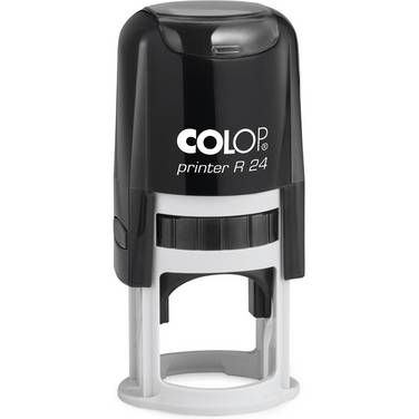 COLOP Textstempel Printer R24, rund, schwarz