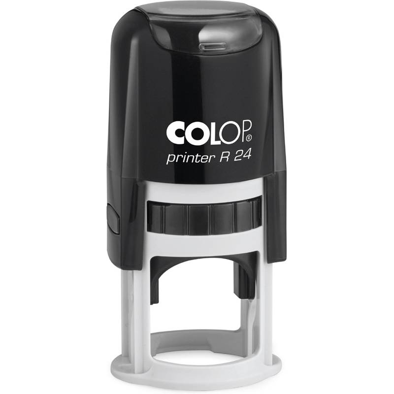 COLOP Textstempel Printer R24, rund, schwarz-0