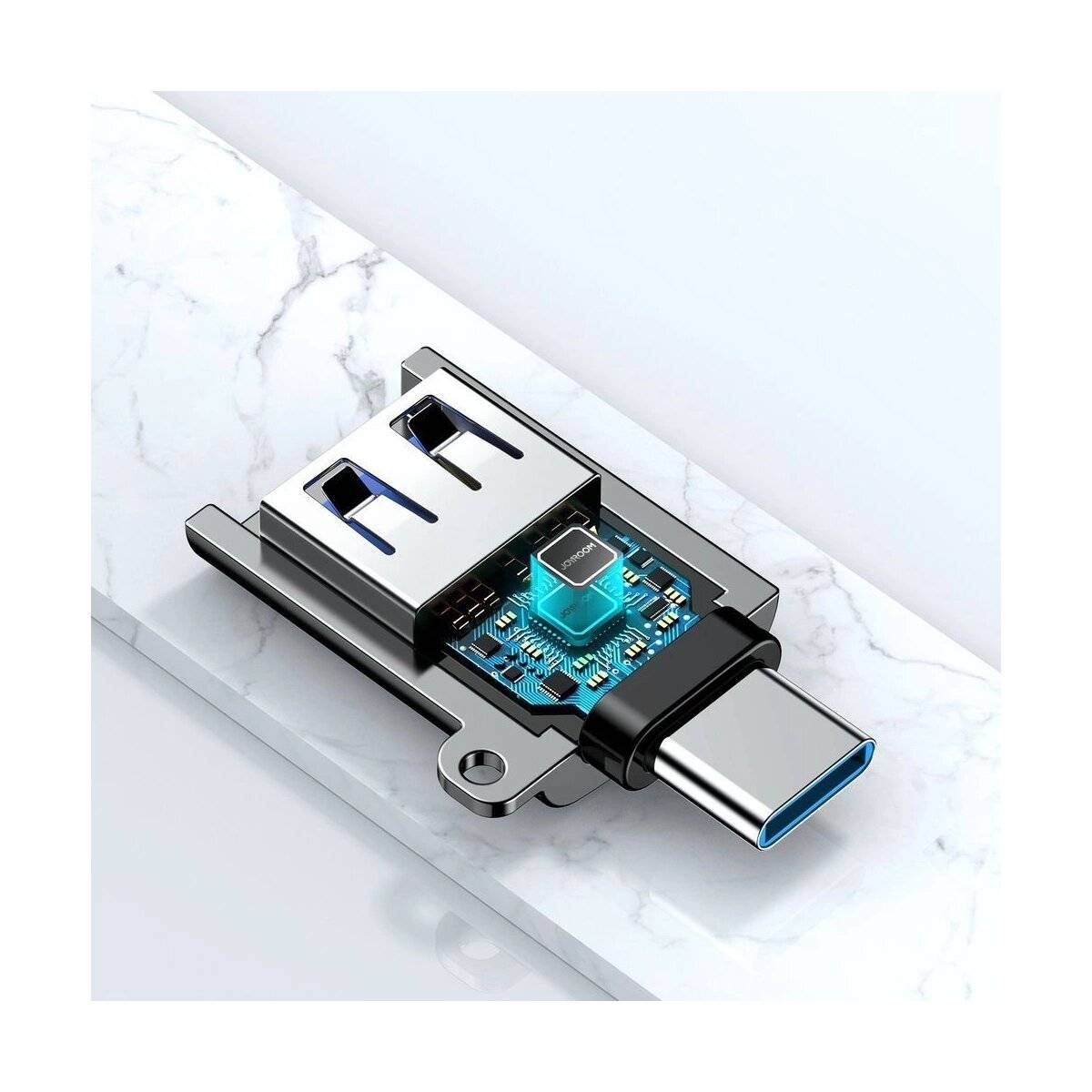 USB-Adapter - USB-A 3.2 Gen 1 (weiblich) - USB-C (männlich) Adapter schwarz-2