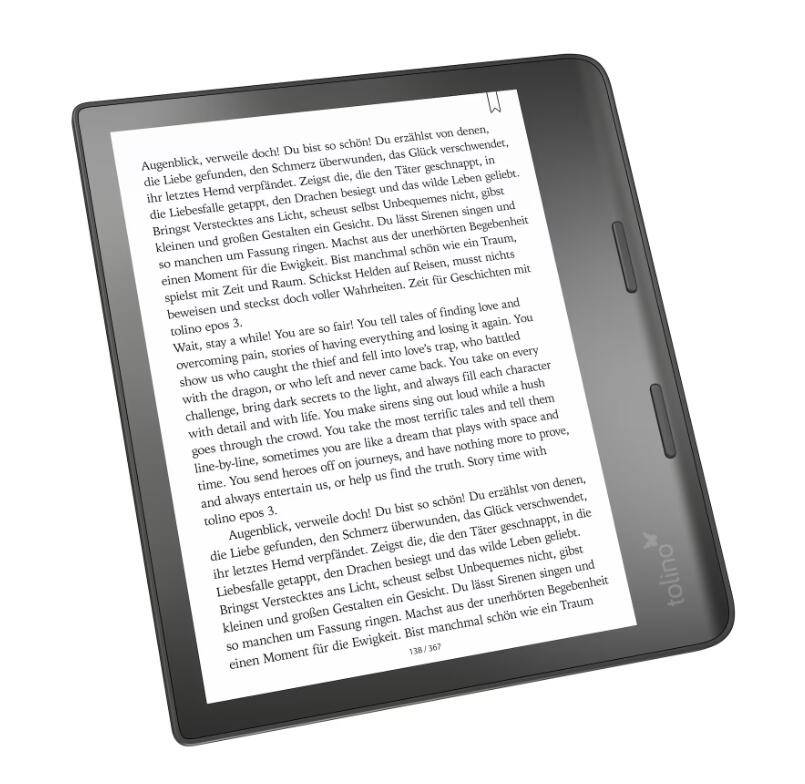 tolino Epos 3 32GB, Schwarz - eBook-Reader EPOS 3-0