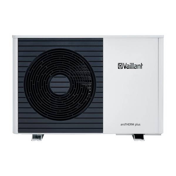 Vaillant aroTHERM plus Luft-Wasser-Heizungswärmepumpe VWL 55/6 A S2, 9,7kW bei A7/W35, R290, 230V