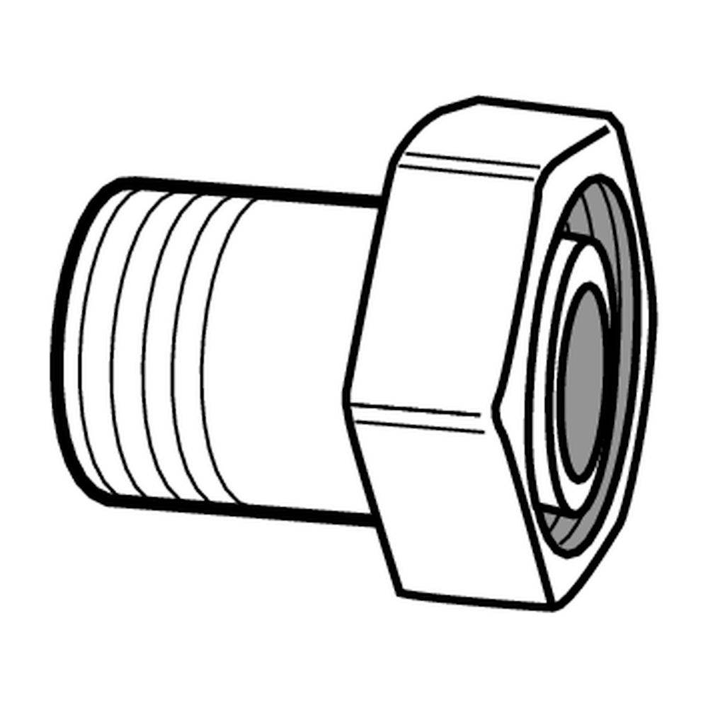 IMI Heimeier Heizkörper-Anschlussverschraubung, R 1/2" x M22, Ametal-C vernickelt-2