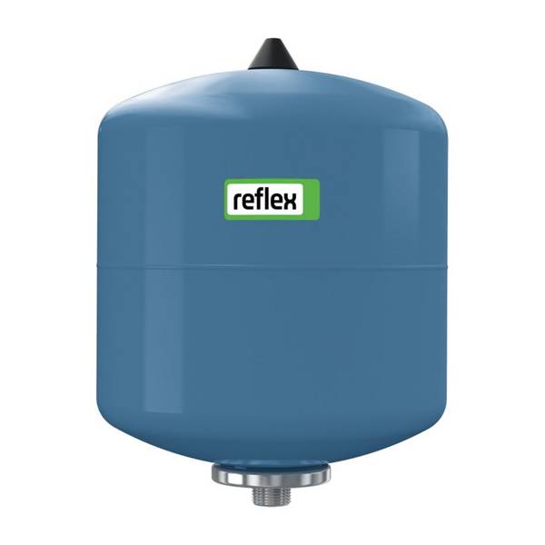 Reflex Refix DE Ausdehnungsgefäß MAG 18, Nennvolumen 18l, 10 bar, Vollmembran, mit Befestigungslaschen, Blau