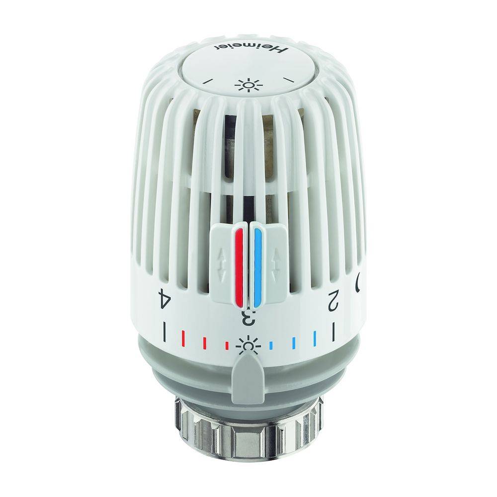 IMI Heimeier Thermostat-Kopf K, mit eingebautem Fühler, Weiß-0