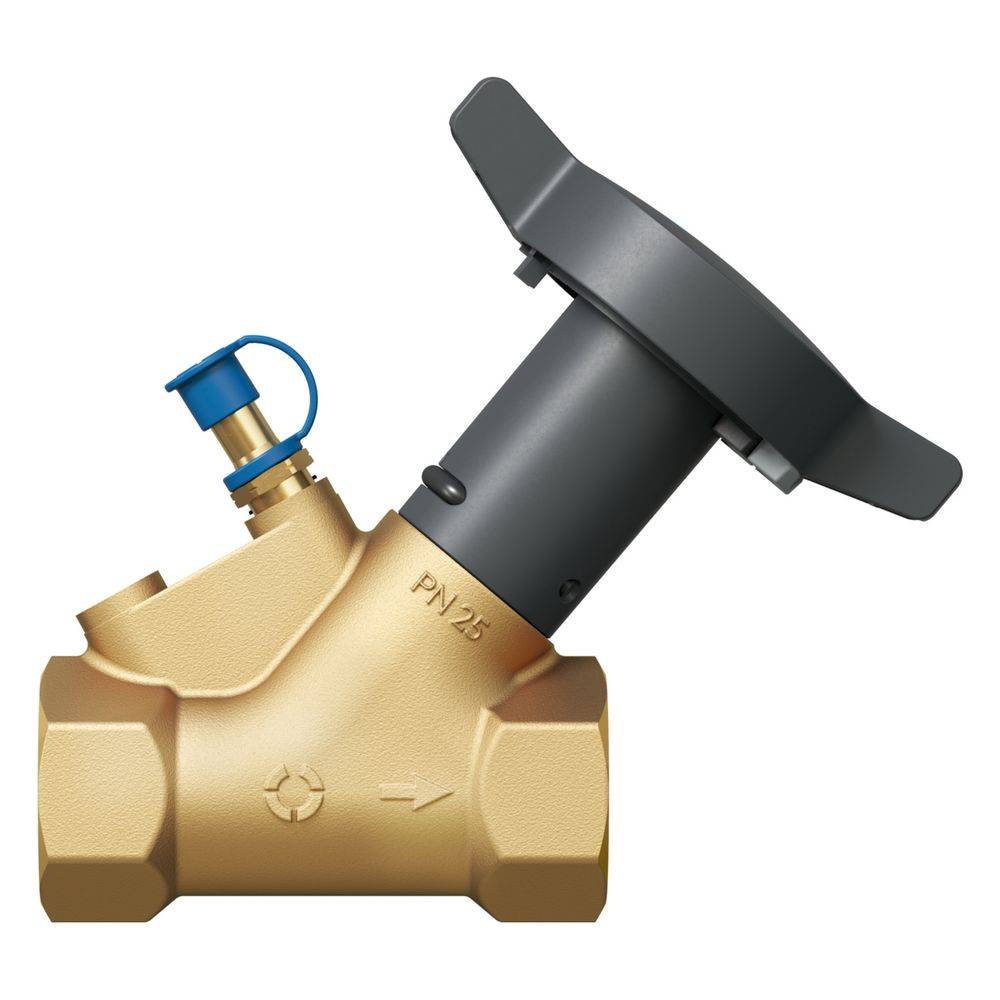 Oventrop HydroControl A Strangabsperrventil DN 40, PN 25, Rp1 1/2" Innengewinde, HydroPort, entzinkungsbeständig,-1