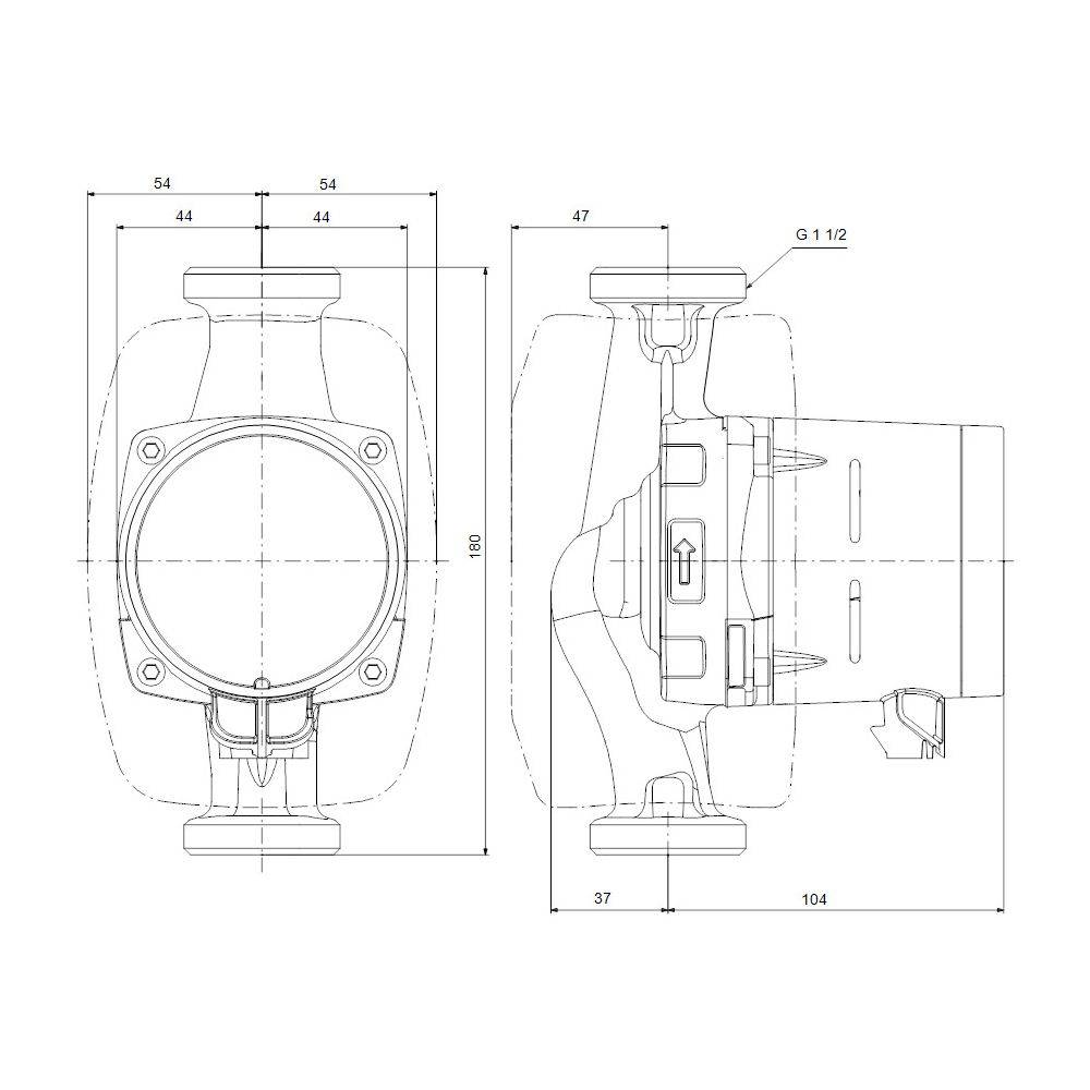 Grundfos Alpha2 25-60 N, Umwälzpumpe, P/n: 99271971-1