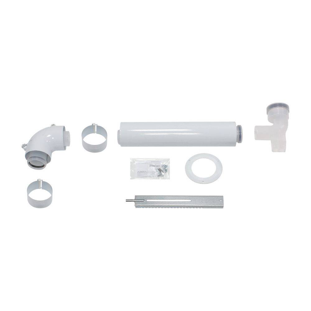 Vaillant Basis-Anschlussset 60/100 PP für Überdruckgassystem DN 100, 0020277302-0