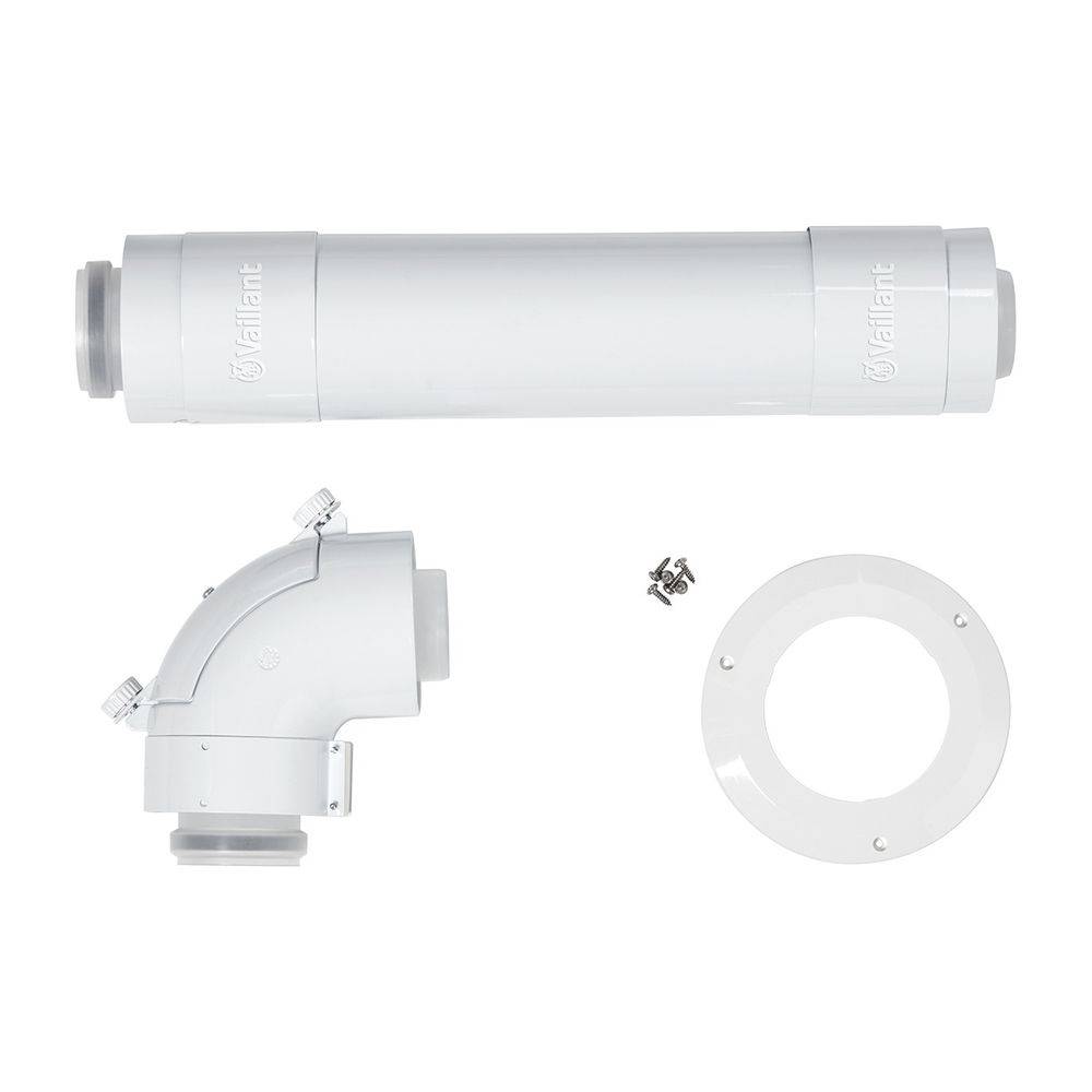 Vaillant Basis-Anschlussset 60/100 PP für Überdruckgassystem DN 100, 0020277302-1