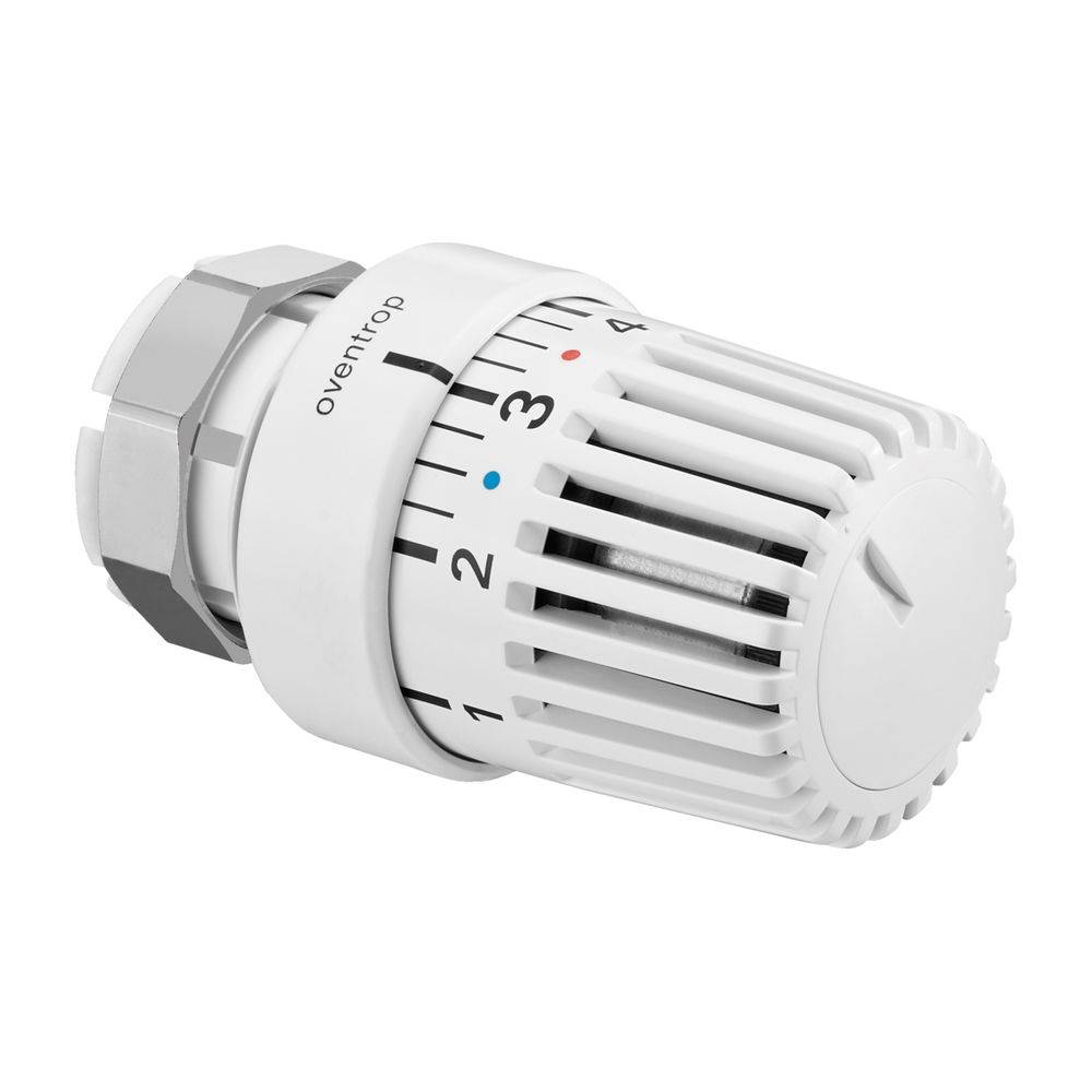 OVENTROP Thermostat "Uni LV" 7-28 C, 0 * 1-5, Flüssig-Fühler, weiß