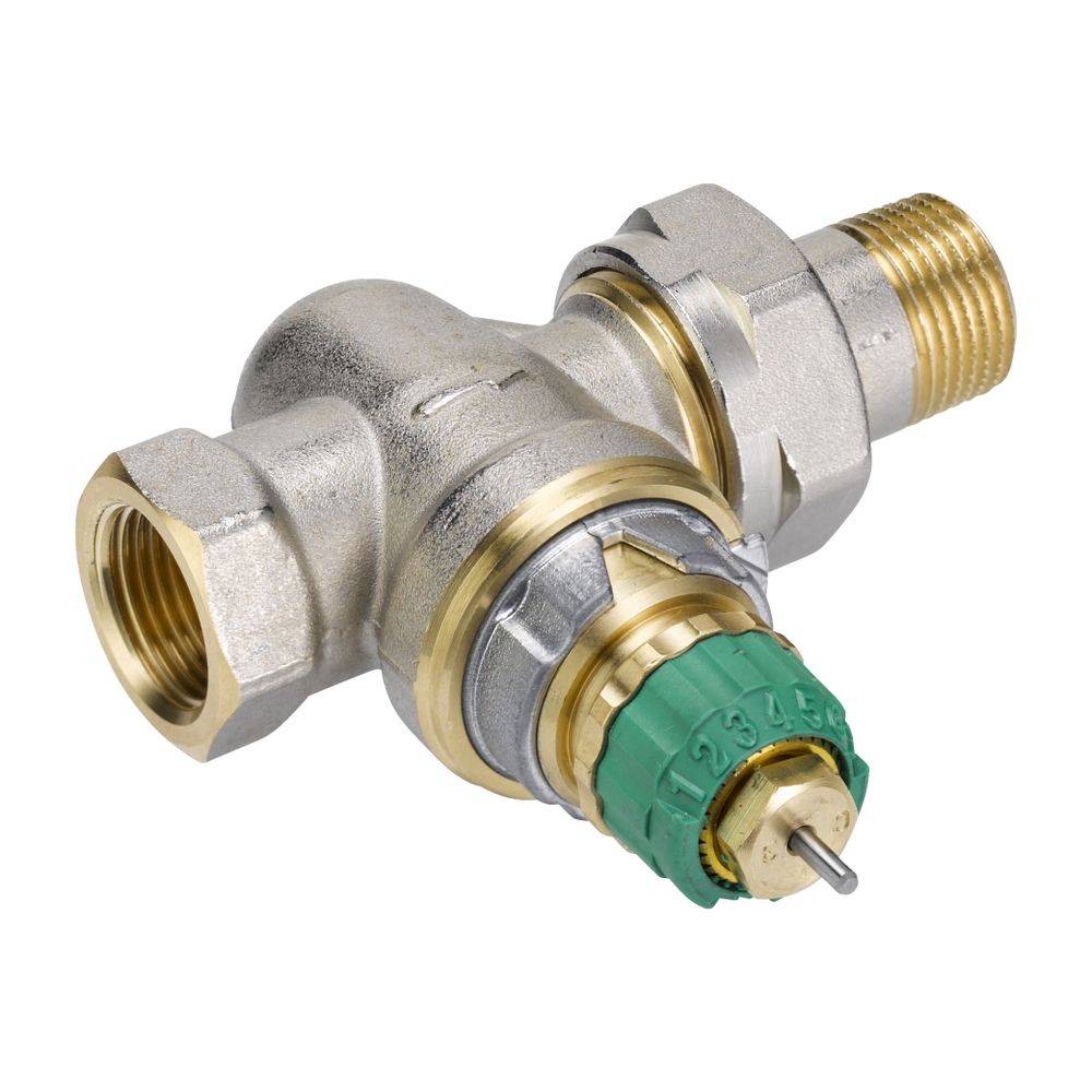 Danfoss dynamisches Ventil RA-DV, DN 10, druckunabhängig, R 3/8", Durchgangsausführung, vernickelt-2