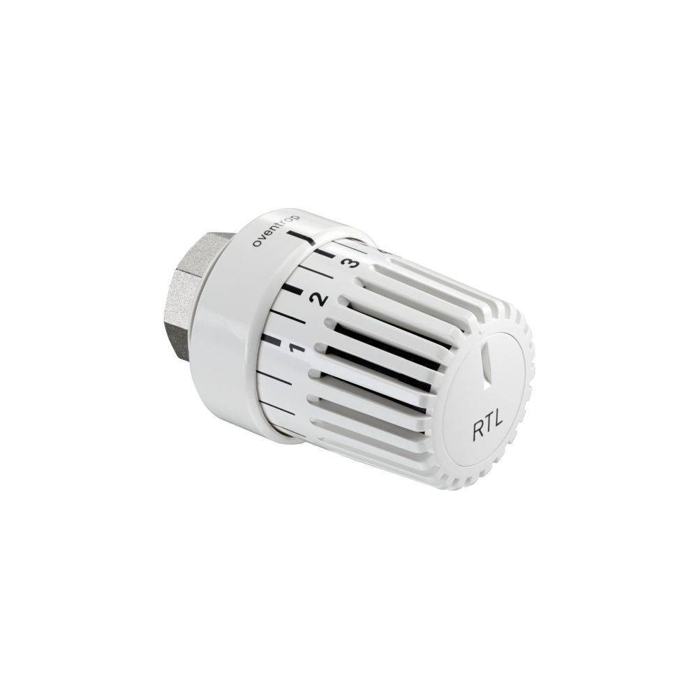 Oventrop Uni RTLH Thermostat 20-50 Grad C für Rücklauftemperaturbegrenzung, Weiß, 1027165-1