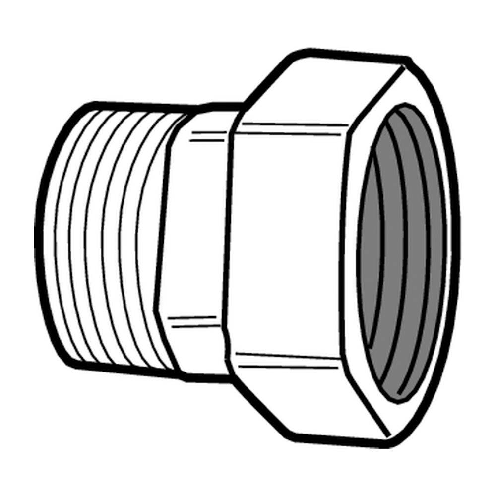 IMI Heimeier Heizkörper-Anschlussverschraubung, R 1/2" x M28, Ametal-C vernickelt-2