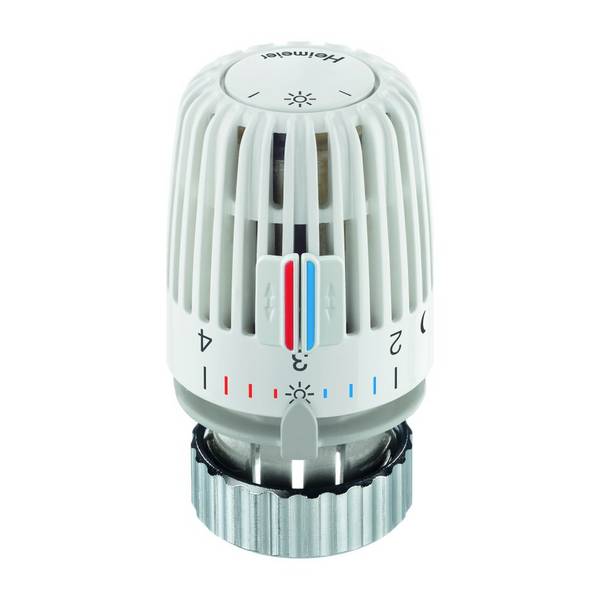 IMI Heimeier Thermostat-Kopf K, mit Direktanschluss für Vaillant, Weiß