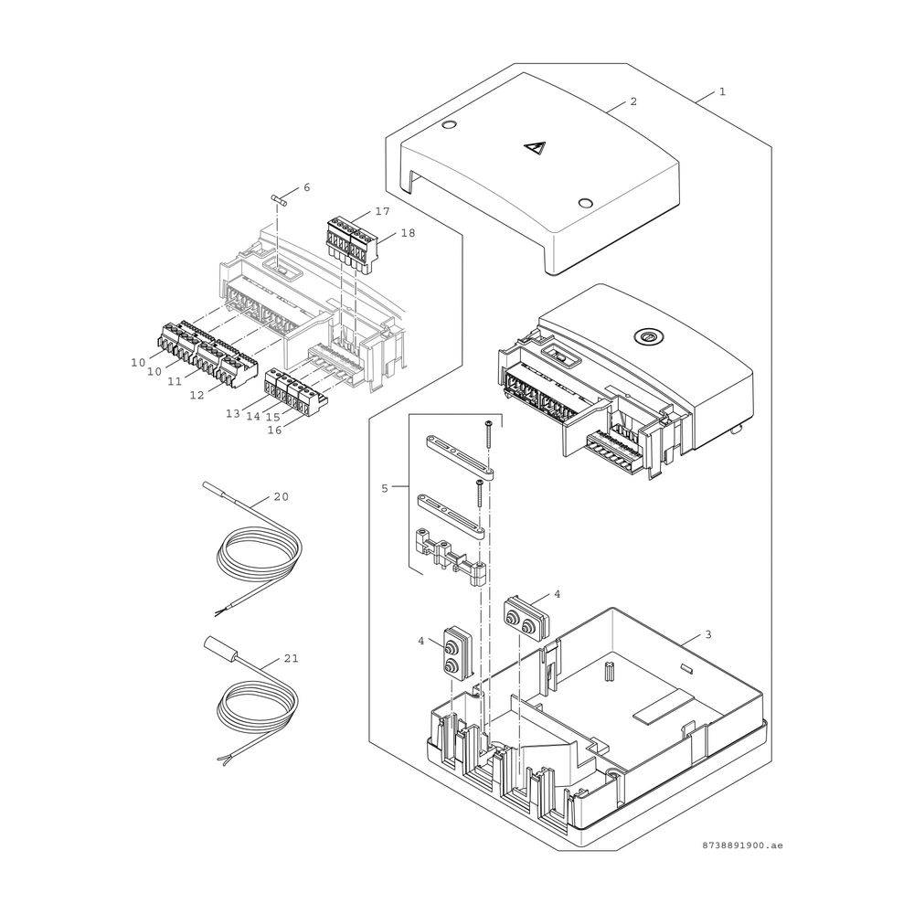 Bosch Solarmodul MS 100, 151x184x61mm für Basis-Solaranlage mit 4 Zusatzoptionen-2