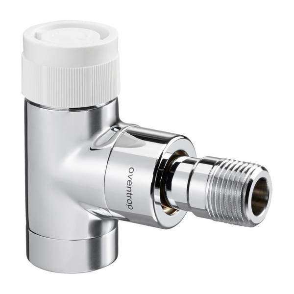 OVENTROP Thermostatventil "E" DN15, 1/2", PN10, Eck, verchromt