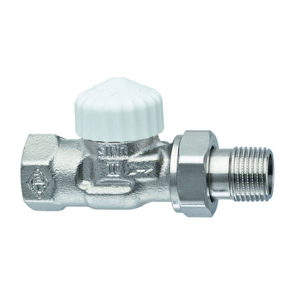 IMI Heimeier Thermostat-Ventilunterteil V-exact II, Durchgangsform DN 20, vernickelt-0
