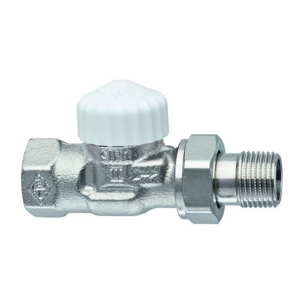 IMI Heimeier Thermostat-Ventilunterteil V-exact II, Durchgangsform DN 20, vernickelt