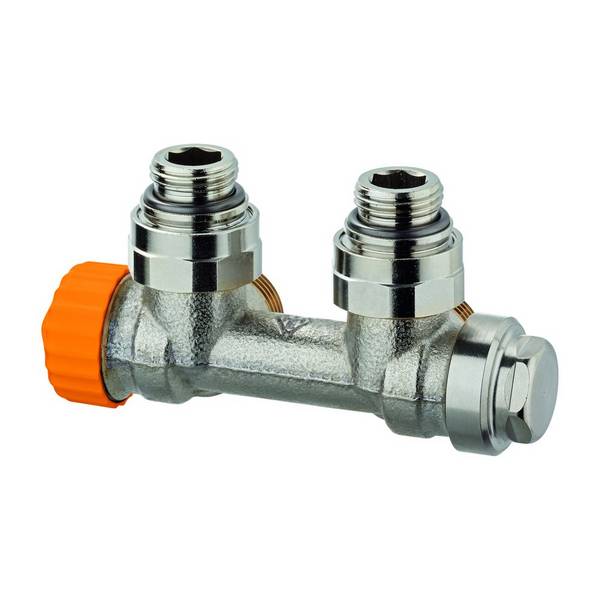 IMI Heimeier Ventil Multilux Eclipse Eckform, Anschluss Heizkörper Rp 1/2" Innengewinde