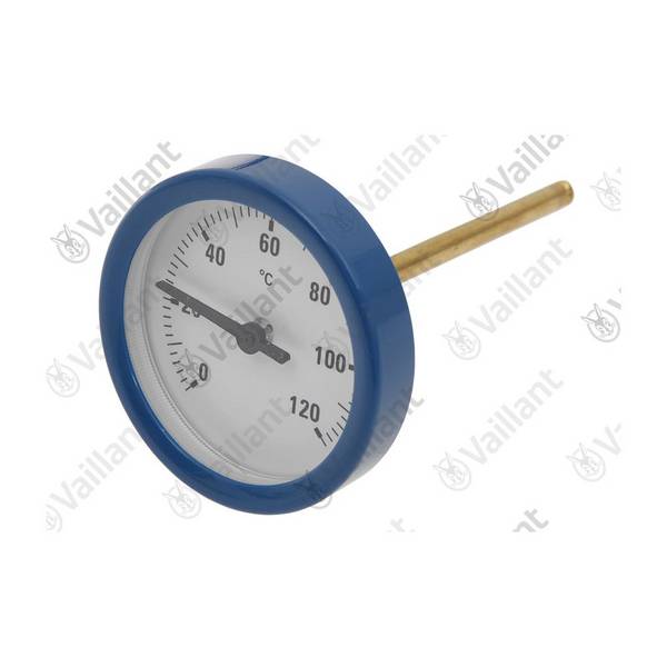 Vaillant Thermometer, Hydraulikblock für Solar und weitere, Blau, 101575