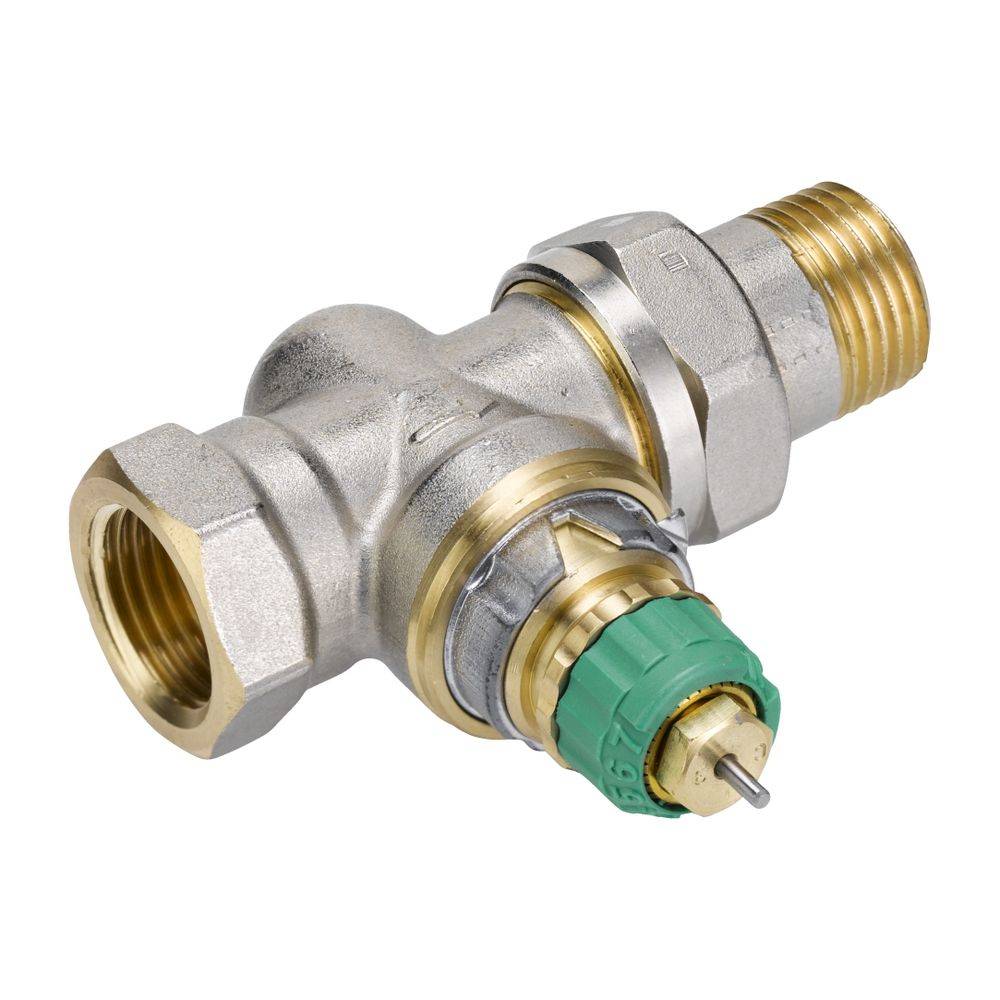 Danfoss dynamisches Ventil RA-DV, DN 15, druckunabhängig, R 1/2", Durchgangsausführung, vernickelt-3