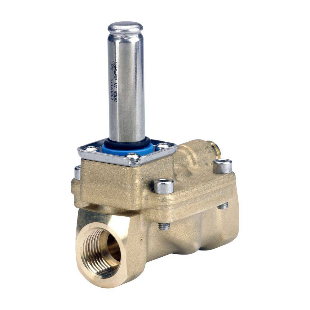 Danfoss Magnetventilgehäuse EV220B 15B, G 1/2", Kvs 4,00m3/h, servogesteuert, normal geschlossen NC, Messing-2