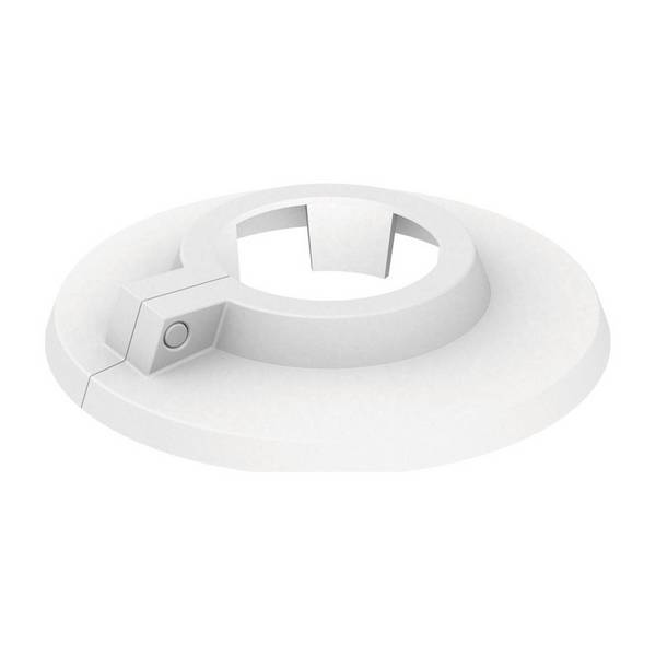 FLAMCO SIMPLEX Kunststoff-Klemmrosette Typ RKW, weiss 15mm