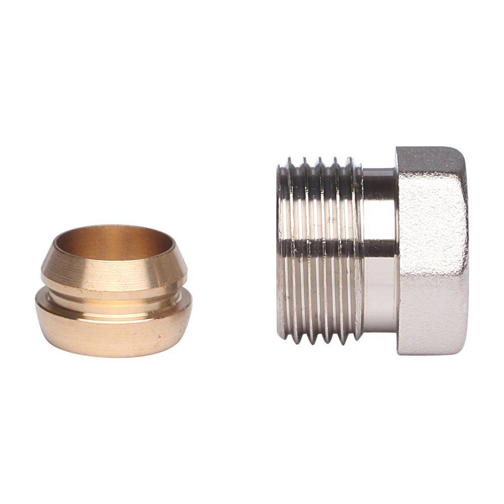 Danfoss Klemmverbinder, R 3/8" Außengewinde auf 10mm, für Stahl- und Kupferrohre-1