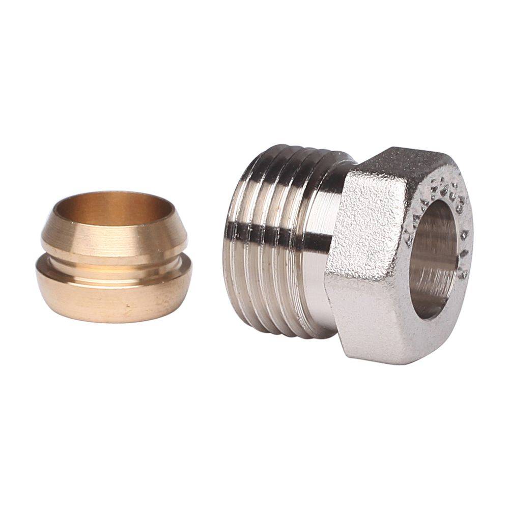 Danfoss Klemmverbinder, R 3/8" Außengewinde auf 10mm, für Stahl- und Kupferrohre-2
