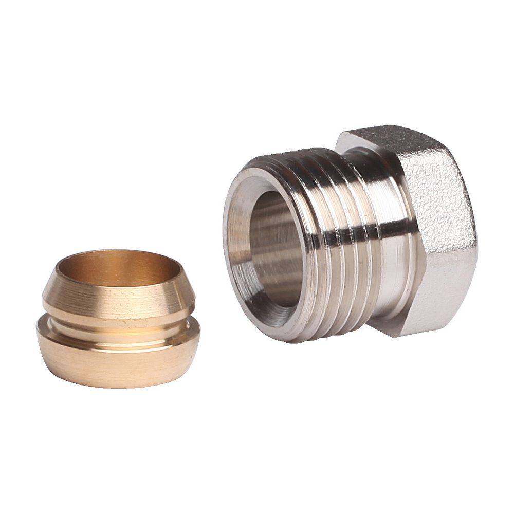 Danfoss Klemmverbinder, R 3/8" Außengewinde auf 10mm, für Stahl- und Kupferrohre-3