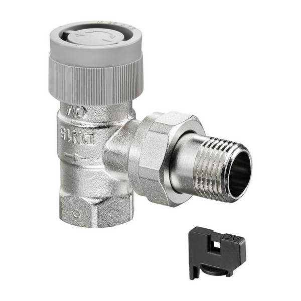 Oventrop AQ Thermostatventil DN 15, Eckausführung, mit Q-Tech, 1183064