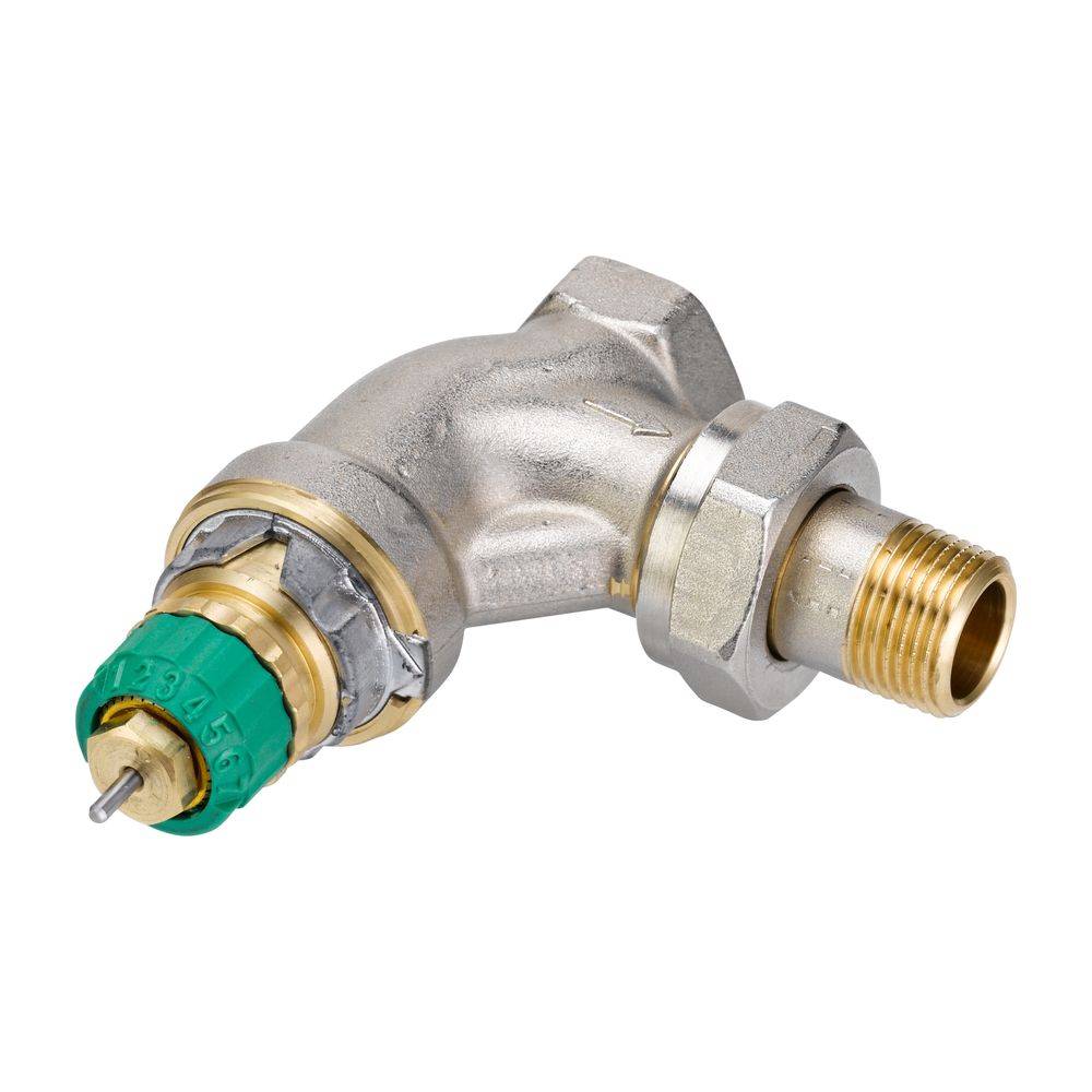 Danfoss dynamisches Ventil RA-DV, DN 10, druckunabhängig, R 3/8", Eckausführung, vernickelt-2