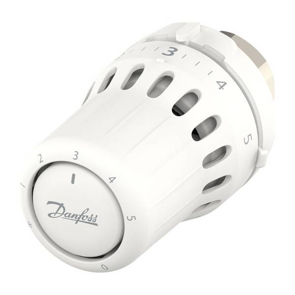 Danfoss Thermostatkopf React flüssigkeitsgefüllt, eingebauter Fühler, Nullabsperrung, M30x1,5, 015G3038