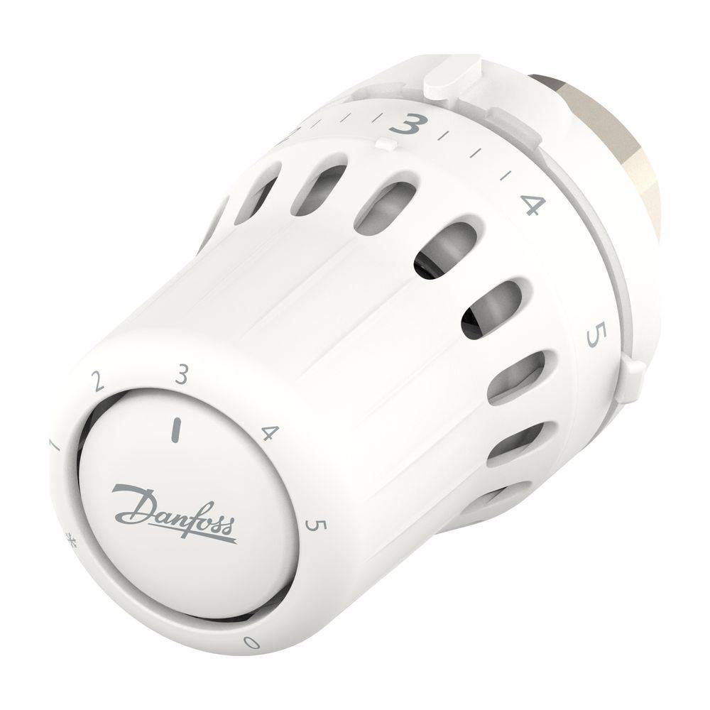 Danfoss Thermostatkopf React flüssigkeitsgefüllt, eingebauter Fühler, Nullabsperrung, M30x1,5, 015G3038-0