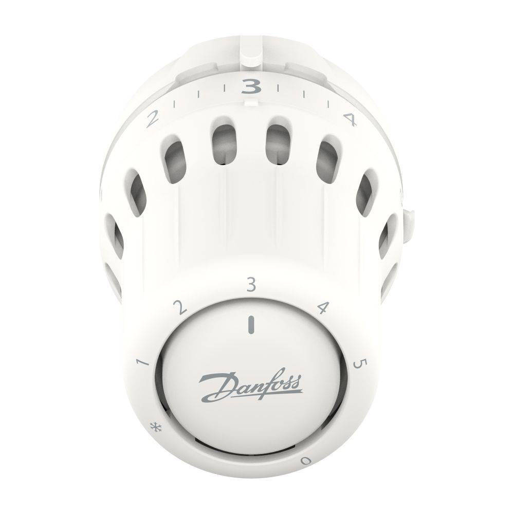 Danfoss Thermostatkopf React flüssigkeitsgefüllt, eingebauter Fühler, Nullabsperrung, M30x1,5, 015G3038-3