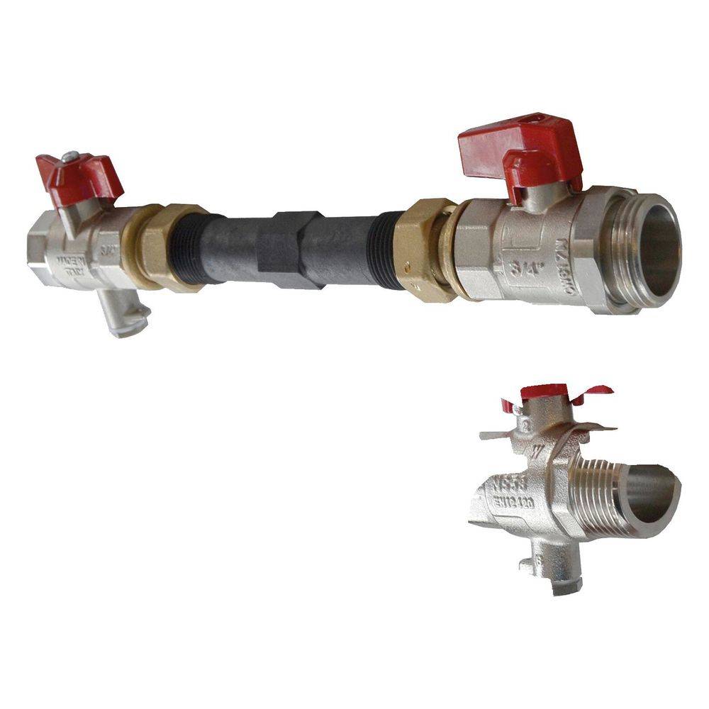 Uponor Vario Wassermengenzähler-Anschlussset horizontal G 1", 130mm-1