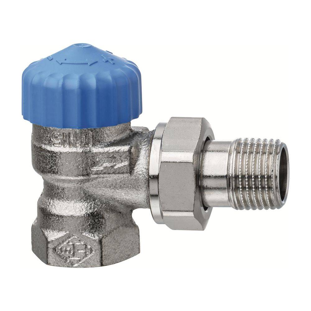 IMI Heimeier Thermostat-Ventilunterteil mit geringem Widerstand, Eckform DN 15-0