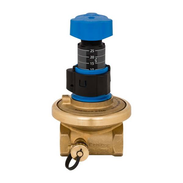Danfoss Strangdifferenzdruckregler ASV-PV, DN 32, Rp 1 1/4", Sollwert 0,05-0,25 bar, Einstellskala