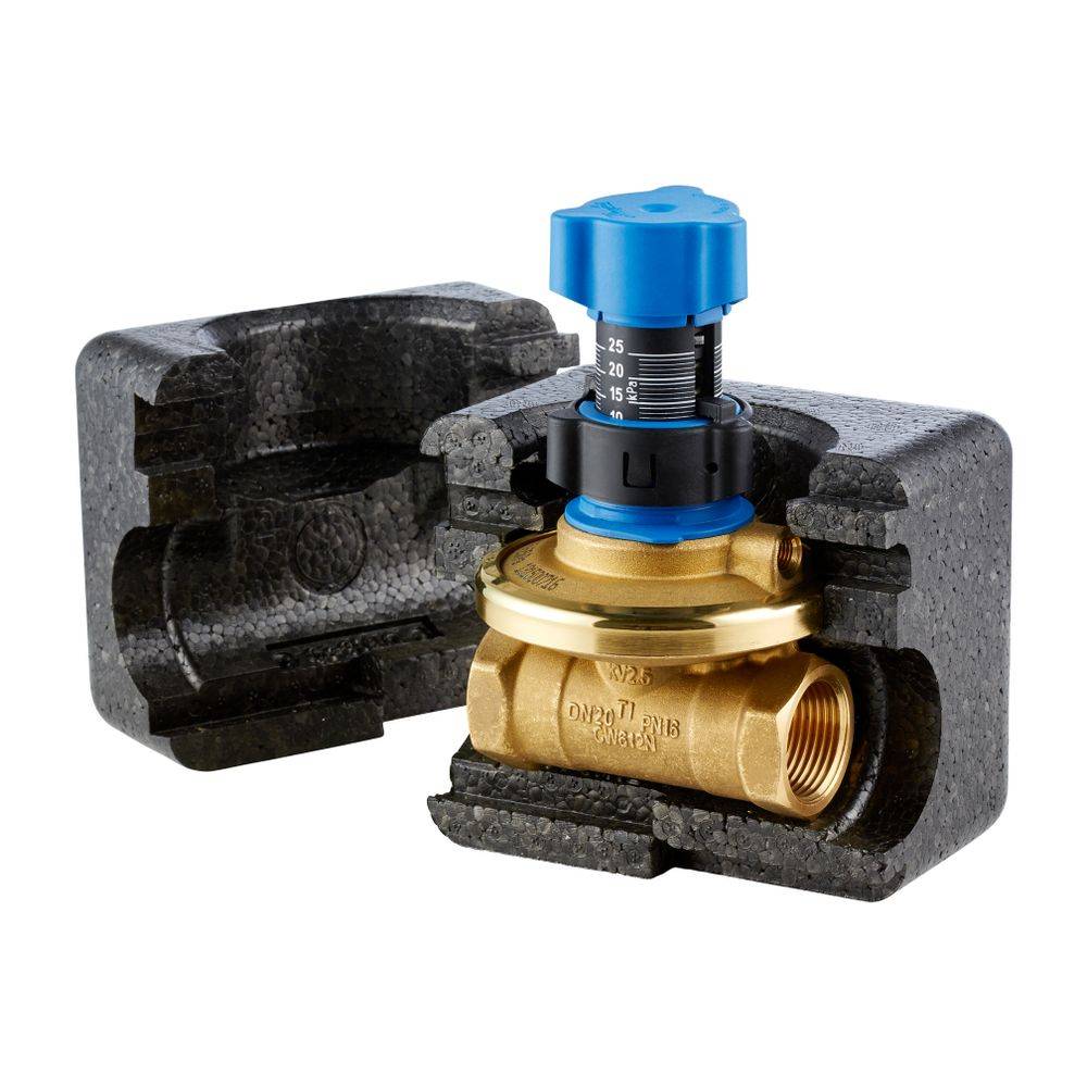 Danfoss Strangdifferenzdruckregler ASV-PV, DN 25, Rp 1", Sollwert 0,05-0,25 bar, Einstellskala-3