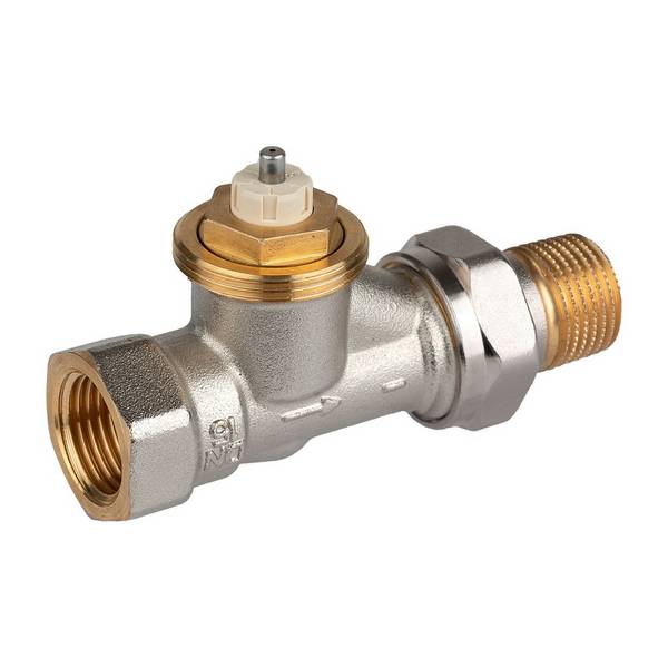 Resideo Thermostatventilkörper SX Messing vernickelt, Durchgang, 1/2"