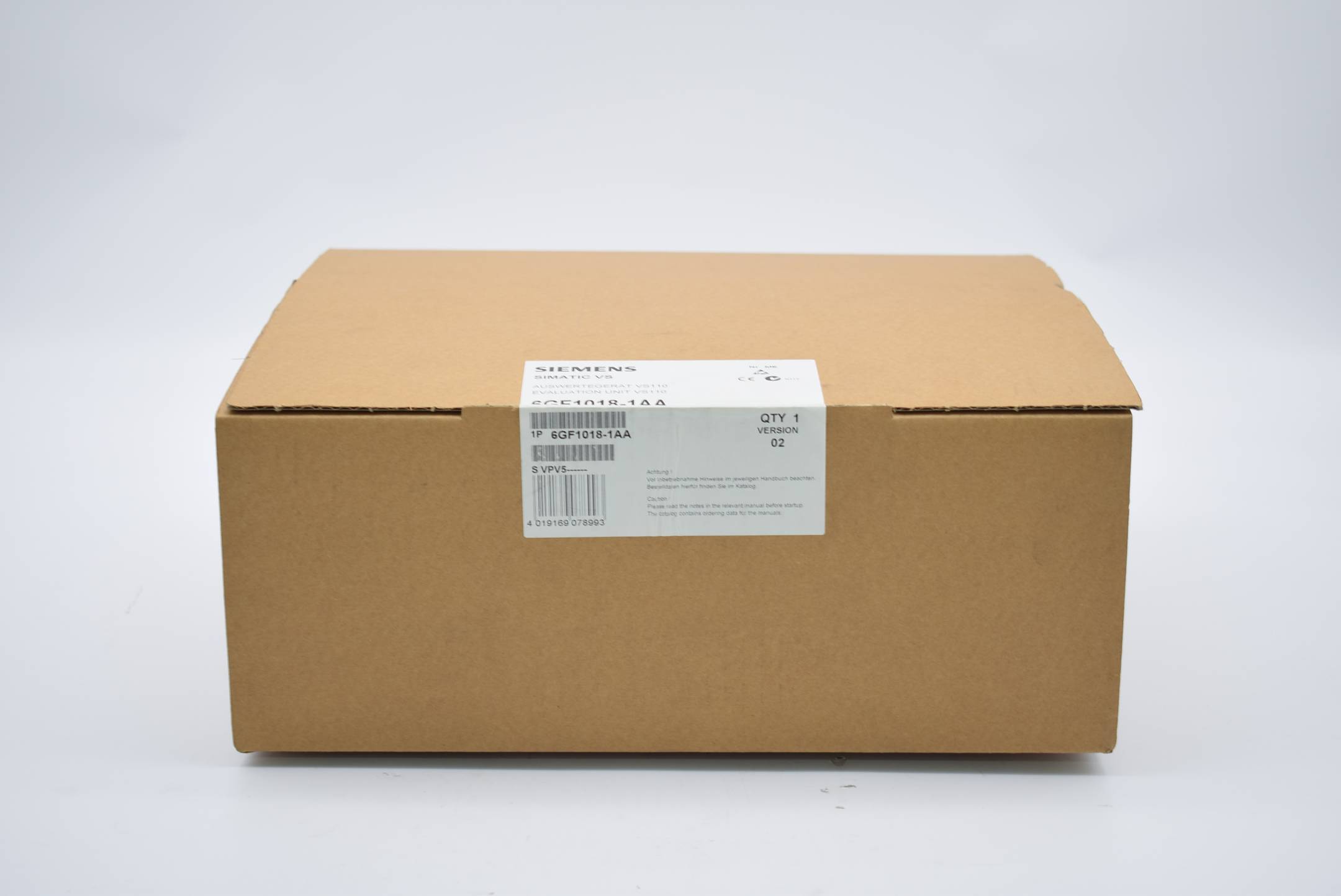 Siemens simatic VS Auswertegerät VS110 6GF1018-1AA ( 6GF1 018-1AA ) V. 02-0
