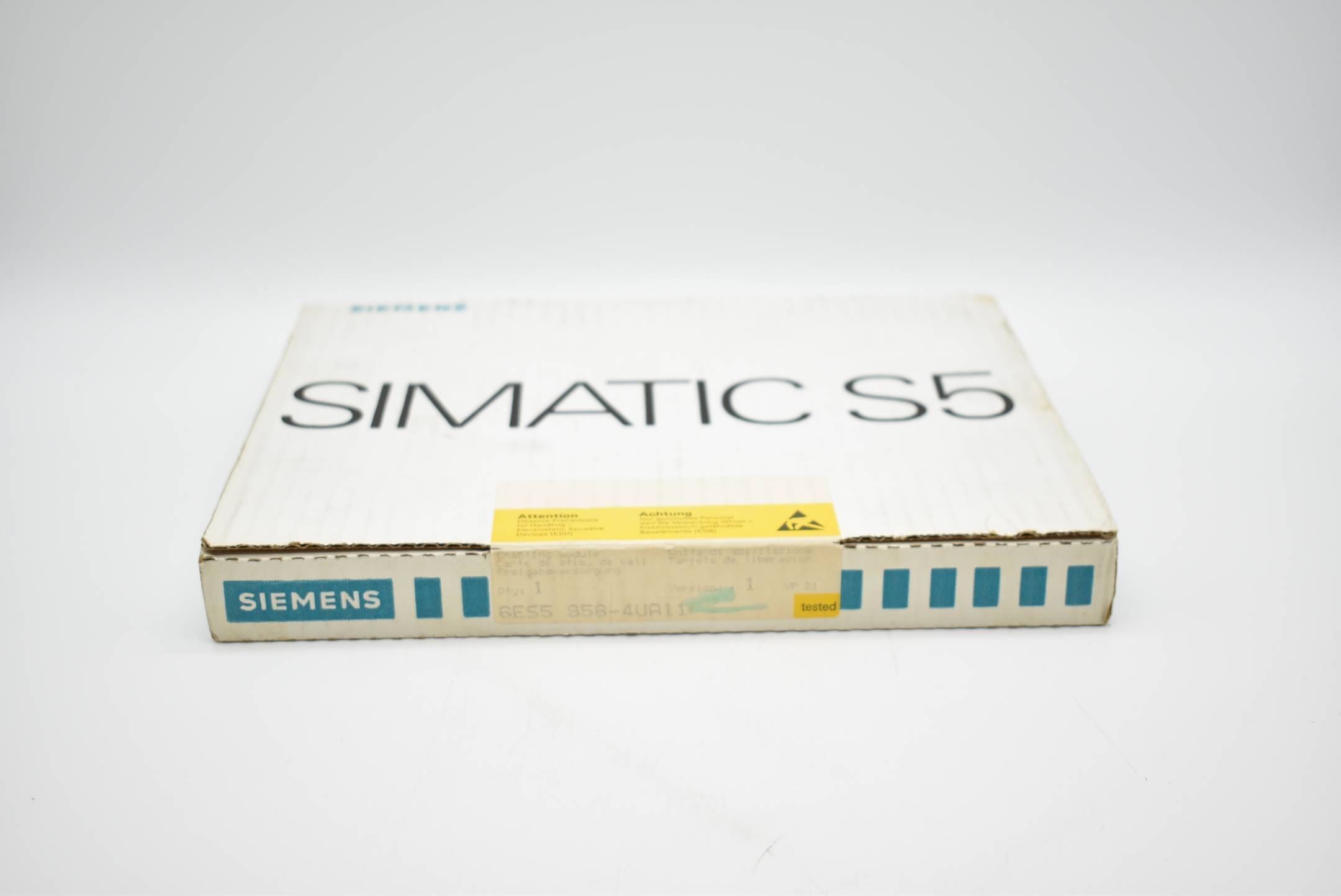 Siemens simatic S5 Freigabeversorgung 6ES5 958-4UA11 ( 6ES5958-4UA11 ) Ver. 1